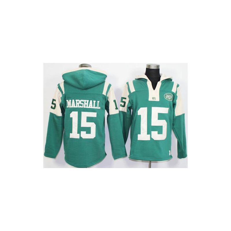 Cheap Brandon Marshall Jets Hoodie From China Green I #15