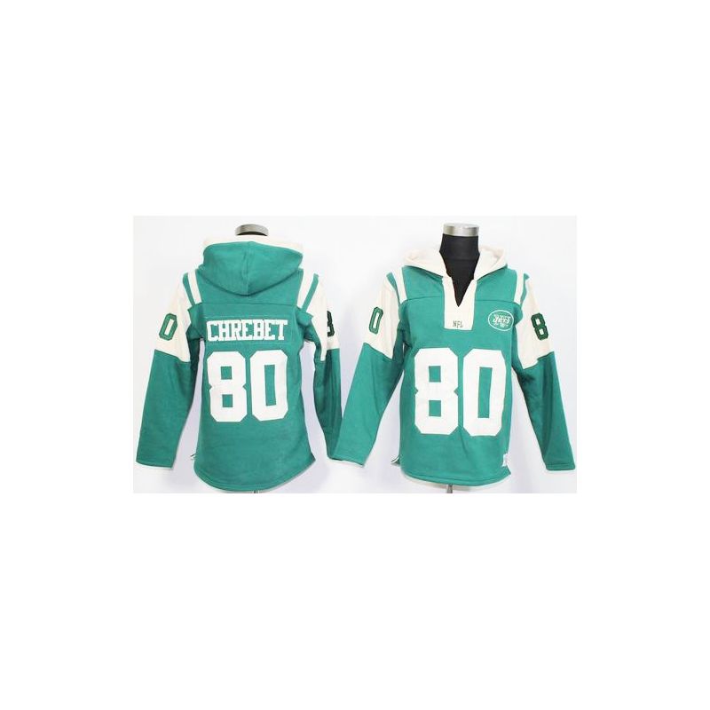 Cheap Wayne Chrebet Jets Hoodie From China Green I #80