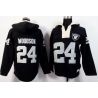Cheap Charles Woodson Raiders Hoodie From China Black I #24