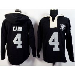 Cheap Derek Carr Raiders Hoodie From China Black I #4