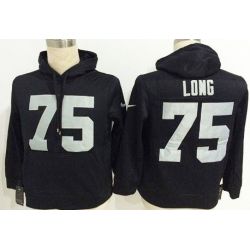 Cheap Howie Long Raiders Hoodie From China Full Black I #75