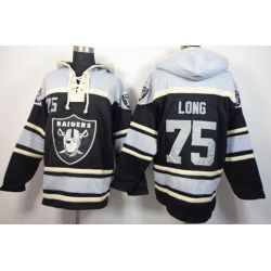 Cheap Howie Long Raiders Hoodie From China Light Blue Black I #75