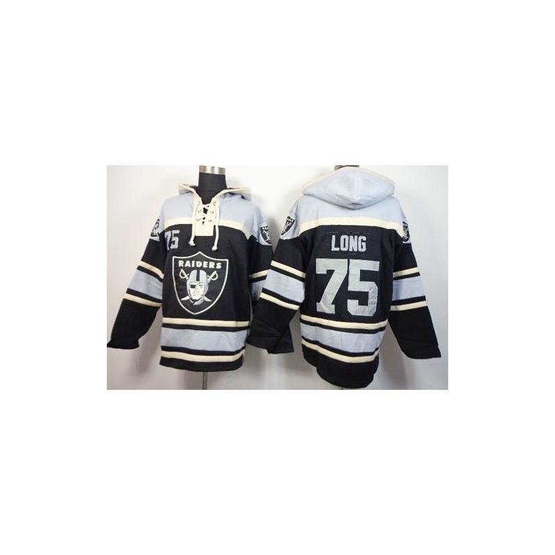 Cheap Howie Long Raiders Hoodie From China Light Blue Black I #75