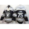 Cheap Howie Long Raiders Hoodie From China Light Blue Black I #75