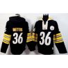 Cheap Jerome Bettis Steelers Hoodie From China Black I #36