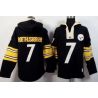 Cheap Ben Roethlisberger Steelers Hoodie From China Black I #7
