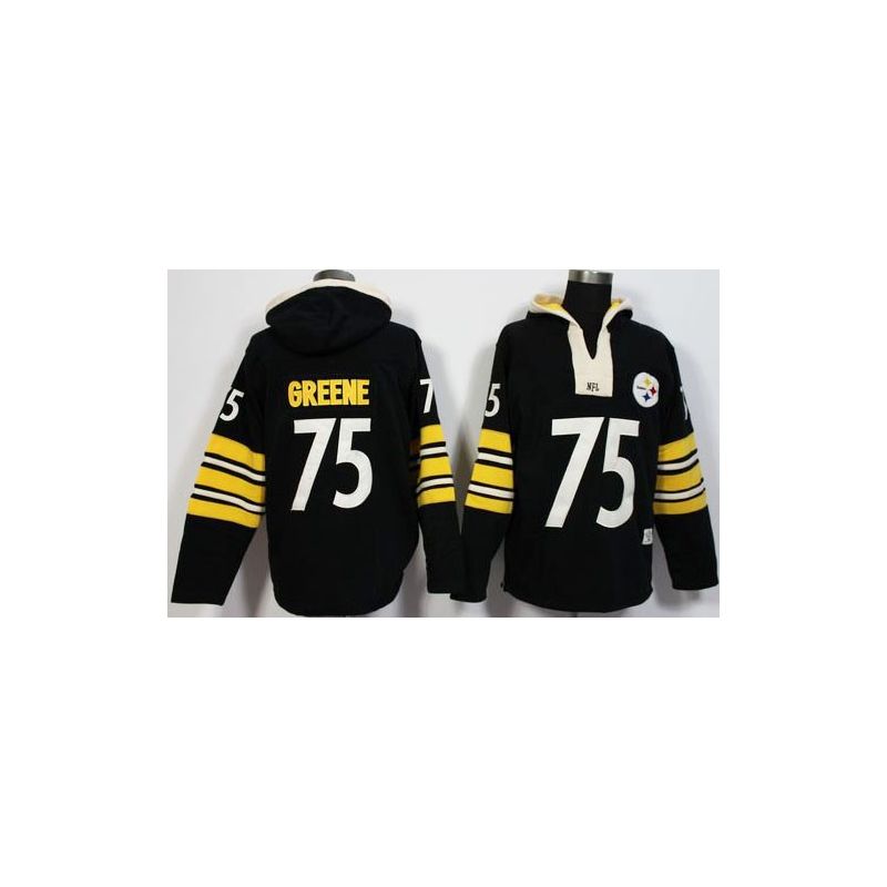 Cheap Joe Greene Steelers Hoodie From China Black I #75