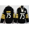 Cheap Joe Greene Steelers Hoodie From China Black I #75