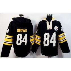 Cheap Antonio Brown Steelers Hoodie From China Black I #84
