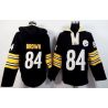 Cheap Antonio Brown Steelers Hoodie From China Black I #84