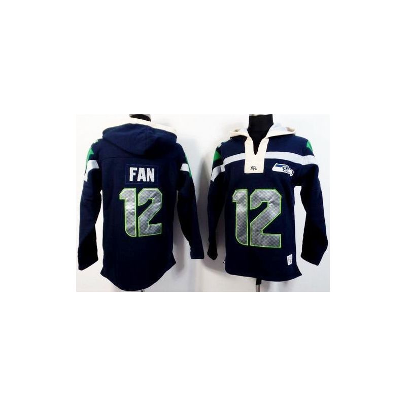 Cheap 12th Fan Seahawks Hoodie From China Navy I #12