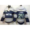 Cheap Marshawn Lynch Seahawks Hoodie From China Light Blue Blue I #24