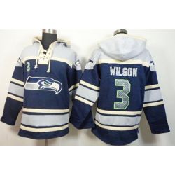 Cheap Russell Wilson Seahawks Hoodie From China Light Blue Blue I #3