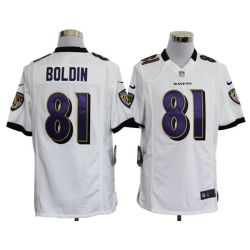 Cheap Anquan Boldin Ravens Jersey #81 White From China Game