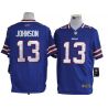 Cheap Steve Johnson Bills Jersey #13 Blue From China Game
