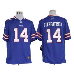 Cheap Ryan Fitzpatrick Bills Jersey #14 Blue From China Game