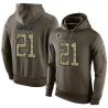 Cheap Deion Sanders Falcons Hoodie From China Olive Salute To Service #21