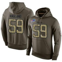 Cheap Reggie Ragland Bills Hoodie From China Olive Salute To Service #59