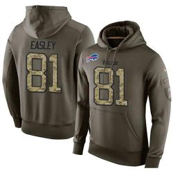 Cheap Marcus Easley Bills Hoodie From China Olive Salute To Service #81