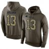 Cheap Kelvin Benjamin Panthers Hoodie From China Olive Salute To Service #13