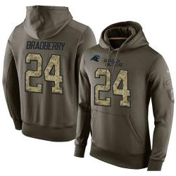 Cheap Josh Norman Panthers Hoodie From China Olive Salute To Service #24
