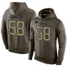Cheap Thomas Davis Sr Panthers Hoodie From China Olive Salute To Service #58