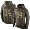 Cheap Walter Payton Bears Hoodie From China Olive Salute To Service #34