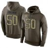 Cheap Jerrell Freeman Bears Hoodie From China Olive Salute To Service #50