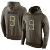 Cheap Jim McMahon Bears Hoodie From China Olive Salute To Service #9