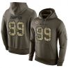 Cheap Dan Hampton Bears Hoodie From China Olive Salute To Service #99