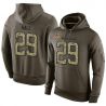 Cheap Leon Hall Bengals Hoodie From China Olive Salute To Service #29