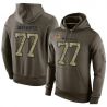 Cheap Andrew Whitworth Bengals Hoodie From China Olive Salute To Service #77