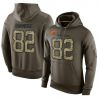 Cheap Gary Barnidge Browns Hoodie From China Olive Salute To Service #82