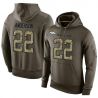 Cheap CJ Anderson Broncos Hoodie From China Olive Salute To Service #22