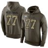 Cheap Karl Mecklenburg Broncos Hoodie From China Olive Salute To Service #77