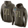 Cheap Riley Reiff Lions Hoodie From China Olive Salute To Service #71