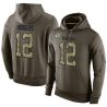 Cheap Aaron Rodgers Packers Hoodie From China Olive Salute To Service #12