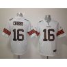 Cheap Joshua Cribbs Browns Jersey #16 White From China Game