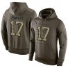 Cheap Brock Osweiler Texans Hoodie From China Olive Salute To Service #17