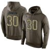 Cheap Kevin Johnson Texans Hoodie From China Olive Salute To Service #30
