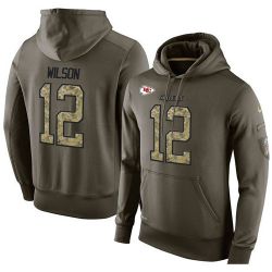 Cheap Albert Wilson Chiefs Hoodie From China Olive Salute To Service #12