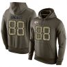 Cheap Tony Gonzalez Chiefs Hoodie From China Olive Salute To Service #88
