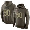 Cheap Josh Mauga Chiefs Hoodie From China Olive Salute To Service #90