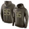 Cheap Chris Jones Chiefs Hoodie From China Olive Salute To Service #95
