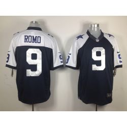 Cheap Tony Romo Cowboys Jersey #9 Blue Thanksgiving From China Game