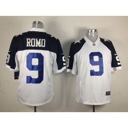 Cheap Tony Romo Cowboys Jersey #9 White Thanksgiving From China Game