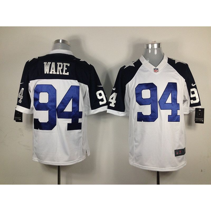 Cheap DeMarcus Ware Cowboys Jersey #94 White Thanksgiving From China Game