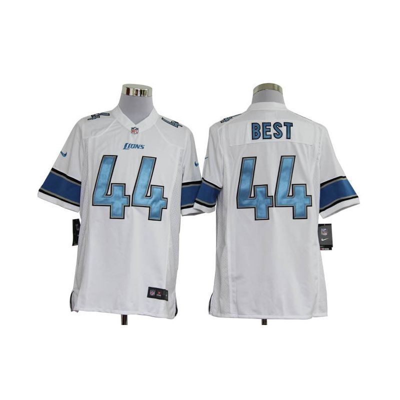 Cheap Jahvid Best Lions Jersey #44 White From China Game