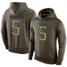 Cheap Christian Hackenberg Jets Hoodie From China Olive Salute To Service #5