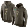 Cheap Geno Smith Jets Hoodie From China Olive Salute To Service #7